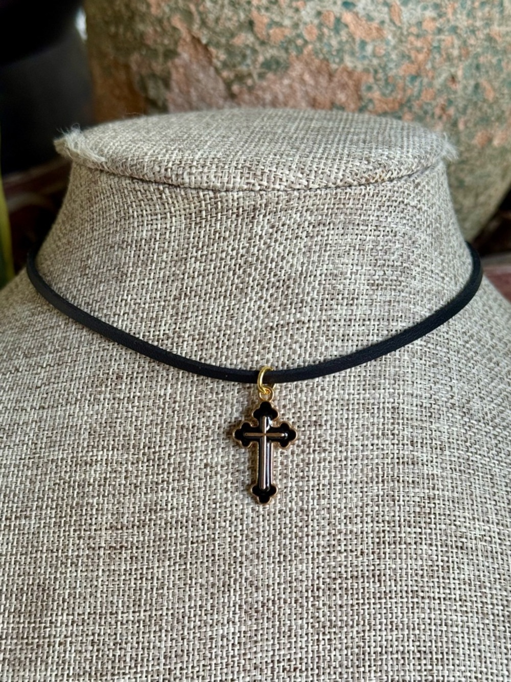 Goth Cross Choker
